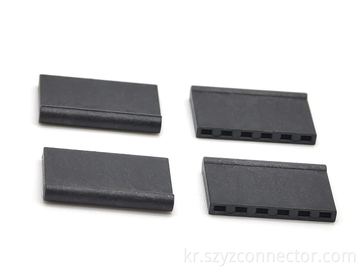 2.54mm Pitch Waterproof Cap Connector 1*6P